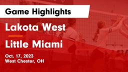 Lakota West  vs Little Miami  Game Highlights - Oct. 17, 2023