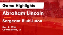 Abraham Lincoln  vs Sergeant Bluff-Luton  Game Highlights - Dec. 7, 2018
