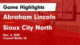 Abraham Lincoln  vs Sioux City North  Game Highlights - Dec. 4, 2020