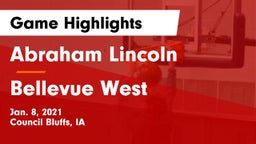 Abraham Lincoln  vs Bellevue West  Game Highlights - Jan. 8, 2021