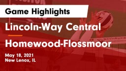 Lincoln-Way Central  vs Homewood-Flossmoor  Game Highlights - May 18, 2021