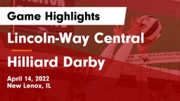 Lincoln-Way Central  vs Hilliard Darby Game Highlights - April 14, 2022