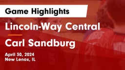 Lincoln-Way Central  vs Carl Sandburg  Game Highlights - April 30, 2024
