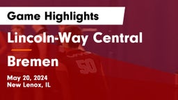 Lincoln-Way Central  vs Bremen Game Highlights - May 20, 2024