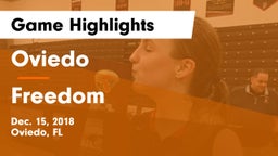 Oviedo  vs Freedom  Game Highlights - Dec. 15, 2018