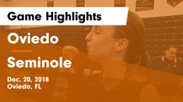 Oviedo  vs Seminole  Game Highlights - Dec. 20, 2018