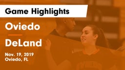 Oviedo  vs DeLand  Game Highlights - Nov. 19, 2019
