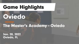 Oviedo  vs The Master's Academy - Oviedo Game Highlights - Jan. 28, 2022