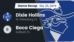 Recap: Dixie Hollins  vs. Boca Ciega  2019