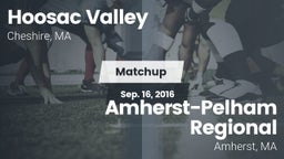 Matchup: Hoosac Valley High vs. Amherst-Pelham Regional  2016