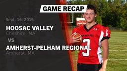 Recap: Hoosac Valley  vs. Amherst-Pelham Regional  2016