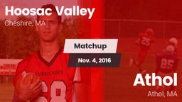 Matchup: Hoosac Valley High vs. Athol  2016