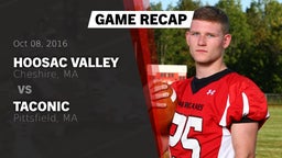 Recap: Hoosac Valley  vs. Taconic  2016