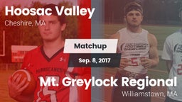 Matchup: Hoosac Valley High vs. Mt. Greylock Regional  2017