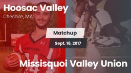 Matchup: Hoosac Valley High vs. Missisquoi Valley Union 2017
