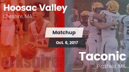 Matchup: Hoosac Valley High vs. Taconic  2017