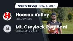 Recap: Hoosac Valley  vs. Mt. Greylock Regional  2017