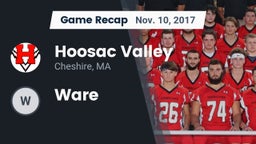 Recap: Hoosac Valley  vs. Ware  2017