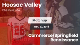 Matchup: Hoosac Valley High vs. Commerce/Springfield Renaissance 2018