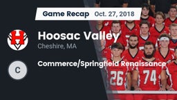 Recap: Hoosac Valley  vs. Commerce/Springfield Renaissance 2018