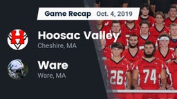 Recap: Hoosac Valley  vs. Ware  2019