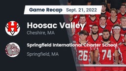 Recap: Hoosac Valley  vs. Springfield International Charter School 2022