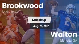 Matchup: Brookwood vs. Walton  2017