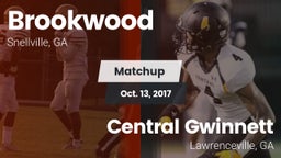 Matchup: Brookwood vs. Central Gwinnett  2017