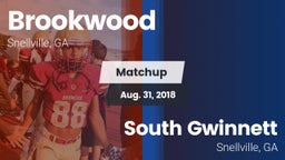 Matchup: Brookwood vs. South Gwinnett  2018
