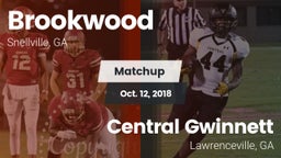 Matchup: Brookwood vs. Central Gwinnett  2018