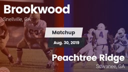 Matchup: Brookwood vs. Peachtree Ridge  2019