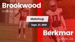 Matchup: Brookwood vs. Berkmar  2019
