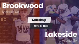 Matchup: Brookwood vs. Lakeside  2019