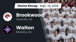 Recap: Brookwood  vs. Walton  2020