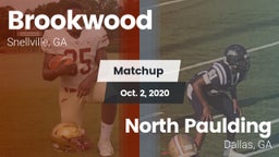 Matchup: Brookwood vs. North Paulding  2020