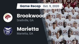 Recap: Brookwood  vs. Marietta  2020