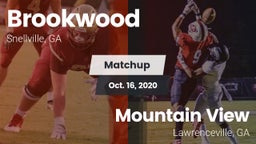 Matchup: Brookwood vs. Mountain View  2020