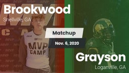 Matchup: Brookwood vs. Grayson  2020