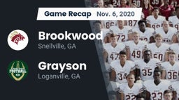 Recap: Brookwood  vs. Grayson  2020