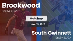 Matchup: Brookwood vs. South Gwinnett  2020
