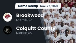 Recap: Brookwood  vs. Colquitt County  2020