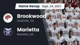 Recap: Brookwood  vs. Marietta  2021