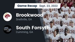 Recap: Brookwood  vs. South Forsyth  2022