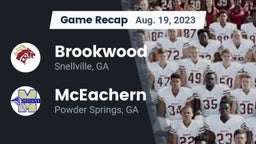 Recap: Brookwood  vs. McEachern  2023