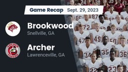 Recap: Brookwood  vs. Archer  2023