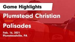 Plumstead Christian  vs Palisades  Game Highlights - Feb. 16, 2021
