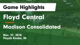 Floyd Central  vs Madison Consolidated  Game Highlights - Nov. 27, 2018