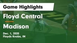 Floyd Central  vs Madison Game Highlights - Dec. 1, 2020