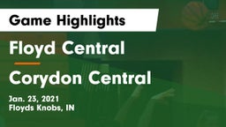 Floyd Central  vs Corydon Central  Game Highlights - Jan. 23, 2021