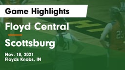 Floyd Central  vs Scottsburg  Game Highlights - Nov. 18, 2021